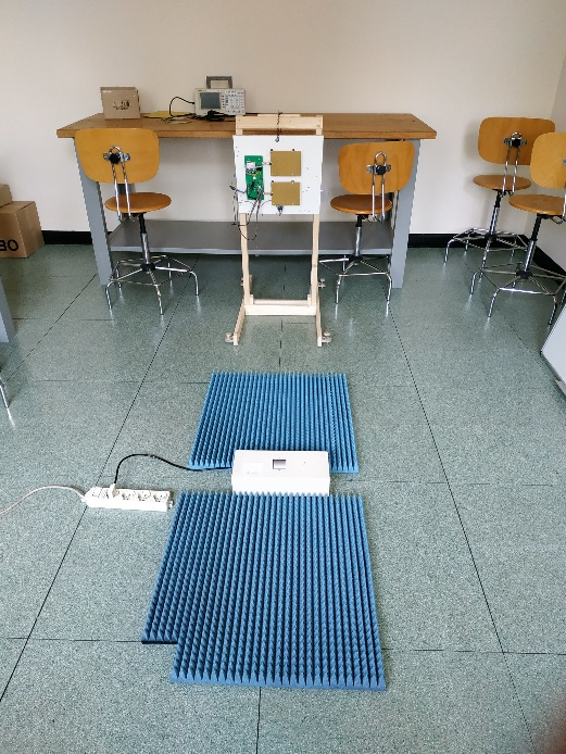 Radar system and equipment used for the experimental laboratory development with an electromechanical rotating target